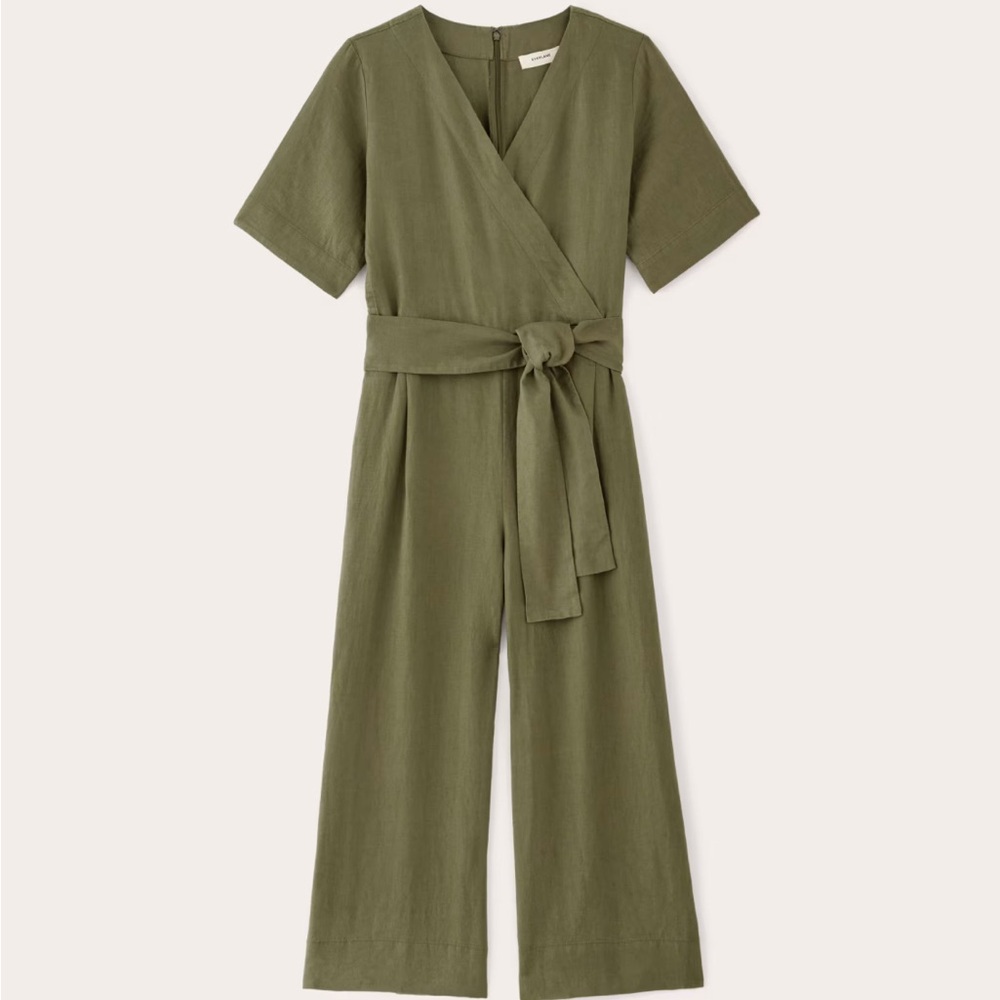 Everlane The Wrap Jumpsuit (Linen)